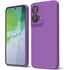 Husa pentru  Motorola Moto G35 Liquid Silicone, subțire, captusita cu microfibra, anti amprentă, protectie cameră foto, verde