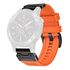 Curea pentru Garmin Fenix 5/5 Plus 6/6 Pro/7/Forerunner 935/945/955/Approach S60/S62 22 mm Quickfit Premium Stainless Steel - portocaliu