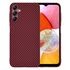 Husa pentru  Samsung Galaxy A14 4G, 5G CarbonFiber UltraSlim, Lightweight, rosu inchis