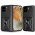 Husa pentru  Google Pixel 9 Pro Fold Ring Armor Kickstand Tough Rugged Cover cu protectie camera, verde