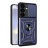 Husa pentru  Samsung Galaxy S24 FE Ring Armor Kickstand Tough Rugged Cover cu protectie camera, verde