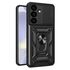 Husa pentru  Samsung Galaxy S24 FE Ring Armor Kickstand Tough Rugged Cover cu protectie camera, verde