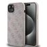 Husa pentru  iPhone 15 Plus Guess - 4G Collection Leather MagSafe - albastru