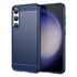 Husa pentru Samsung Galaxy S24 FE Carbon Liquid Silicone, albastru