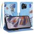 Husa tip carte pentru  Motorola Edge 50 Neo, functie stand si port carduri, albastru