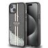 Husa pentru  iPhone 15 Plus Guess - Liquid Glitter - negru