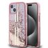 Husa pentru  iPhone 15 Plus Guess - Liquid Glitter - negru