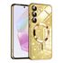 Husa pentru  Samsung Galaxy A35 cu MagSafe Sparkle Glare Detachable Layer, cu protectie lentile - verde