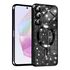 Husa pentru  Samsung Galaxy A35 cu MagSafe Sparkle Glare Detachable Layer, cu protectie lentile - verde