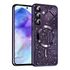 Husa pentru  Samsung Galaxy A55 cu MagSafe Sparkle Glare Detachable Layer, cu protectie lentile - auriu