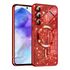 Husa pentru  Samsung Galaxy A55 cu MagSafe Sparkle Glare Detachable Layer, cu protectie lentile - auriu