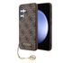 Husa pentru  Samsung Galaxy S24 Guess - Hardcase 4G Series - maro inchis