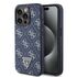 Husa pentru  iPhone 15 Pro Max Guess - Hardcase 4G Series - albastru deschis