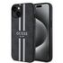 Husa pentru  iPhone 15 cu MagSafe Guess - Hardcase 4G Series - maro