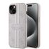 Husa pentru  iPhone 15 cu MagSafe Guess - Hardcase 4G Series - maro