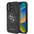 Husa pentru  iPhone 16 Guess - Hardcase 4G Series - negru denim