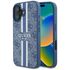 Husa pentru  iPhone 16 cu MagSafe Guess - Hardcase 4G Series - albastru inchis
