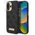 Husa pentru  iPhone 16 cu MagSafe Guess - Hardcase 4G Series - albastru inchis