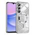 Husa pentru  Samsung Galaxy A15 cu MagSafe Sparkle Glare Detachable Layer, cu protectie lentile - verde deschis