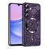 Husa pentru  Samsung Galaxy A15 cu MagSafe Sparkle Glare Detachable Layer, cu protectie lentile - verde deschis