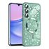 Husa pentru  Samsung Galaxy A15 cu MagSafe Sparkle Glare Detachable Layer, cu protectie lentile - verde deschis