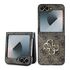 Husa pentru  Samsung Galaxy Z Flip 6 Guess - Leather 4G Triangle Strass - negru