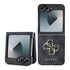 Husa pentru  Samsung Galaxy Z Flip 6 Guess - Leather 4G Triangle Strass - negru