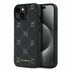 Husa pentru  iPhone 15 Karl Lagerfeld - Leather MagSafe - negru royal