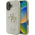 Husa pentru  iPhone 16 Plus Guess - Glitter Fixed - negru