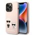 Husa pentru  iPhone 14 Pro Max Karl Lagerfeld - Silicone MagSafe - roz