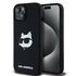 Husa pentru  iPhone 15 Karl Lagerfeld - Silicone MagSafe - negru royal