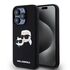 Husa pentru  iPhone 15 Pro Karl Lagerfeld - Silicone MagSafe - roz