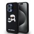 Husa pentru  iPhone 15 Pro Max Karl Lagerfeld - Silicone MagSafe - fucsia