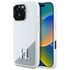 Husa pentru  iPhone 16 Pro Karl Lagerfeld - Silicone MagSafe - alb
