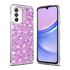 Husa pentru  Samsung Galaxy A16 cu sclipici Liquid Crystal Glitter, argintiu