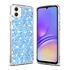 Husa pentru  Samsung Galaxy A06 cu sclipici Liquid Crystal Glitter, argintiu