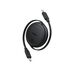 Cablu de date si incarcare Baseus - Data Cable Free2Pull Mini USB Type-C la USB Type-C, Fast Charging 60W, retractabil, 1m - albastru