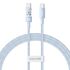 Cablu de date si incarcare Baseus - Data Cable Gem USB Type-C la USB Type-C, Super Fast Charging 100W, 1m - mov