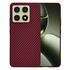 Husa pentru  Xiaomi 14T CarbonFiber UltraSlim, Lightweight, rosu inchis