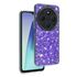 Husa pentru  Xiaomi Redmi 14C cu sclipici Liquid Crystal Glitter, albastru
