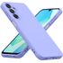 Husa pentru  Samsung Galaxy A16 Liquid Silicone, subțire, captusita cu microfibra, anti amprentă, protectie cameră foto, verde