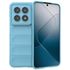 Husa pentru  Xiaomi 14T Liquid Silicone, Microfibre Lining, Non-Slip Airbag Design, verde