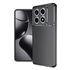 Husa de protectie pentru  Xiaomi 14T Auto Focus Slim, Anti-Scratch, cu fibra de carbon si protectie lentile - negru