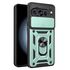 Husa pentru  Google Pixel 9 Pro XL Ring Armor Kickstand Tough Rugged Cover cu protectie camera, roz