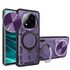 Husa pentru Xiaomi Redmi Note 14 Pro 5G cu protecție pentru cameră și suport magnetic integrat Ring Shockproof, albastru