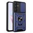 Husa pentru  Samsung Galaxy A36 Ring Armor Kickstand Tough Rugged Cover cu protectie camera, roz