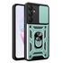 Husa pentru  Samsung Galaxy A36 Ring Armor Kickstand Tough Rugged Cover cu protectie camera, roz