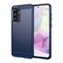 Husa pentru Samsung Galaxy A36 Carbon Liquid Silicone, albastru