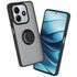Husa de protectie pentru  Xiaomi Redmi Note 14 5G premium cu inel stand rotativ, suport magnetic si bumper anti-alunecare - negru