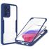 Pachet 360: Husa cu folie integrata pentru  Samsung Galaxy A53 5G Cover360 fata / spate - albastru